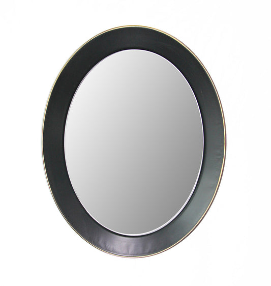 Wall Mirror - Oval metal decorative mirror medium
